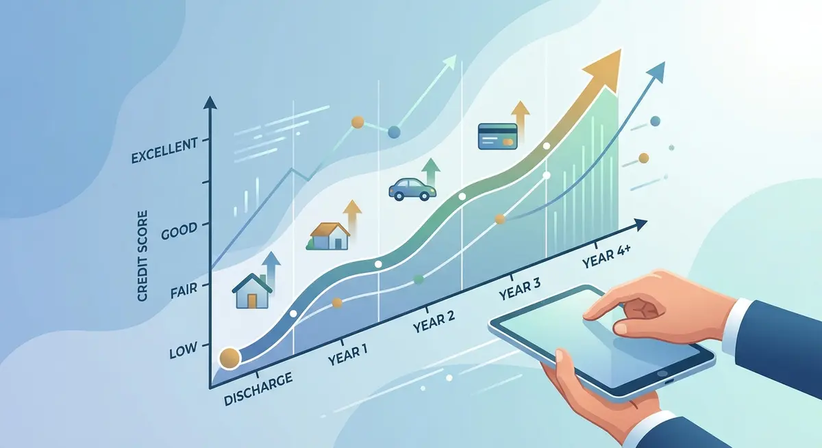 Step-by-step flowchart showing the process of using home equity to pay off a Licensed Insolvency Trustee