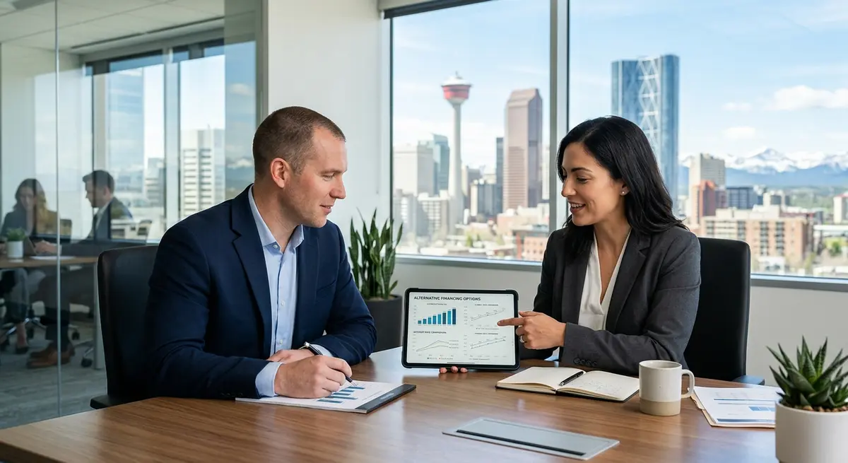 Alternative real estate financing options and interest rate comparison in Calgary