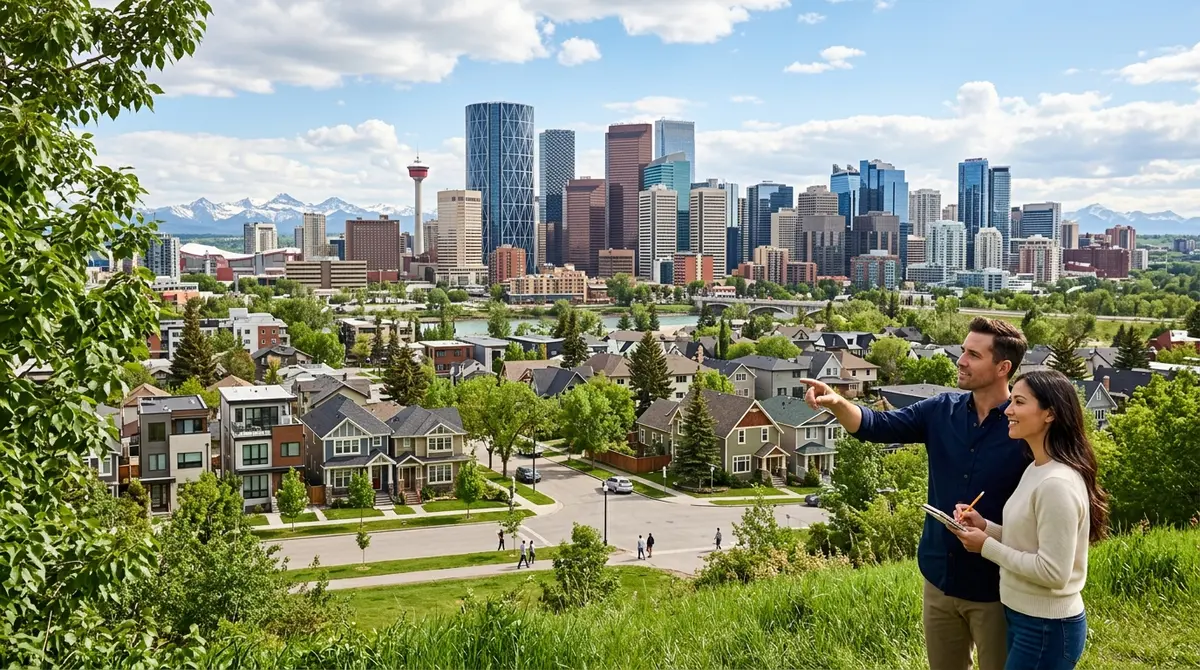 Calgary skyline highlighting residential neighborhood equity growth and real estate market trends