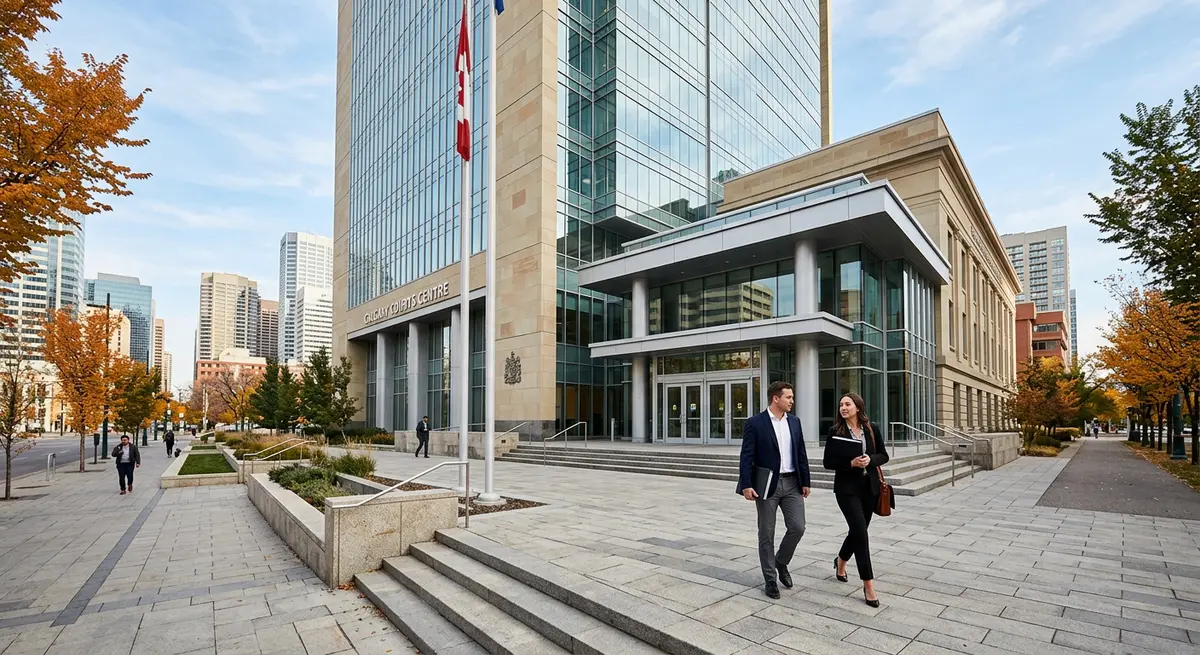 Calgary courthouse exterior representing the final order of foreclosure timeline