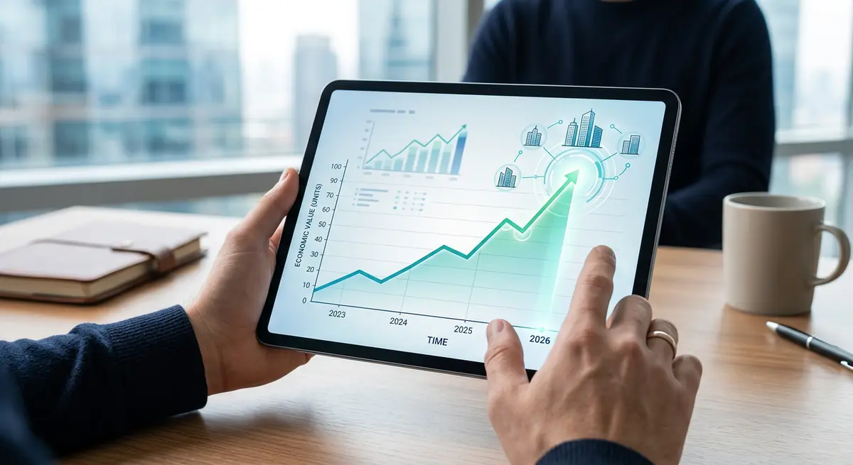 Graph showing the 2026 economic impact on cross collateralized real estate portfolios