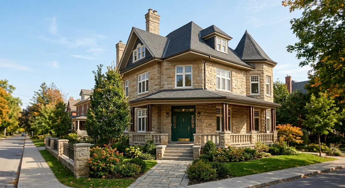 A beautifully restored 1912 sandstone heritage home in Calgary's Mount Royal neighborhood