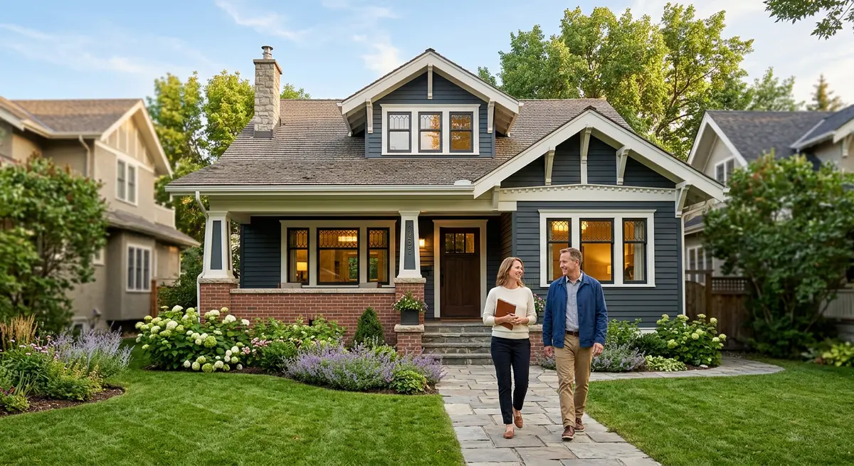 A beautifully restored 1920s heritage home in Calgary, demonstrating how well-maintained older properties can easily secure secondary financing.