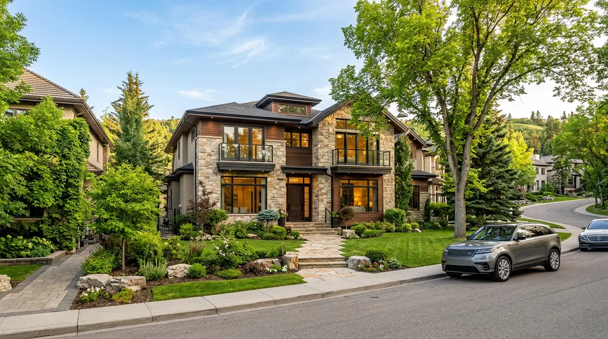 Luxury home in Mount Royal Calgary representing high second mortgage approval rates