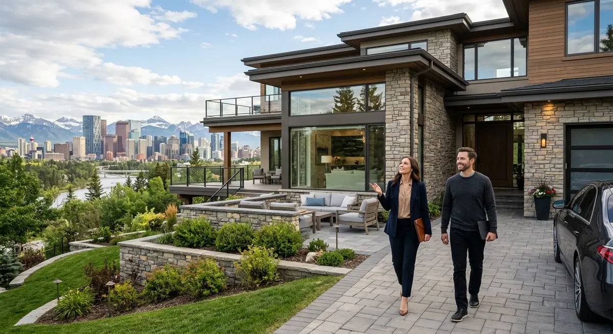 Calgary luxury home representing the high loan-to-value equity used for professional alternative lending
