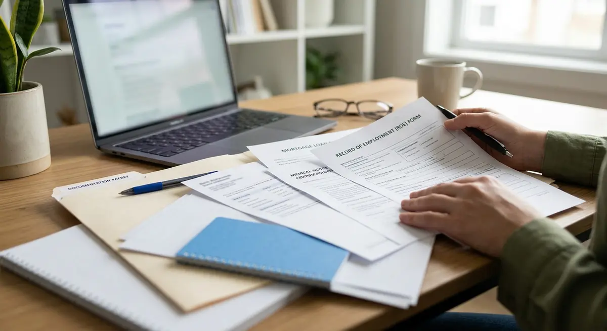 Examples of supporting documentation for a mortgage letter of explanation including ROE and medical notes