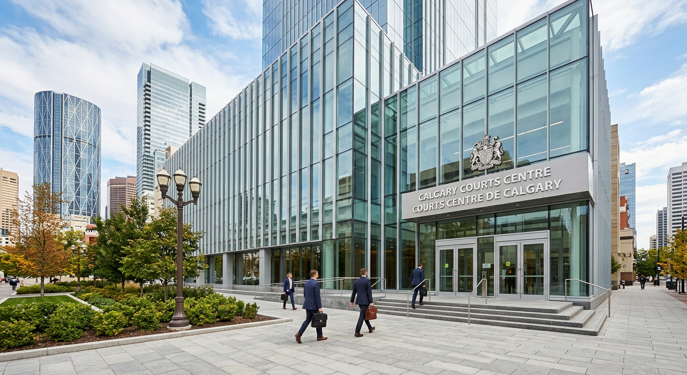 Calgary courthouse representing the final order of foreclosure timeline Calgary legal process