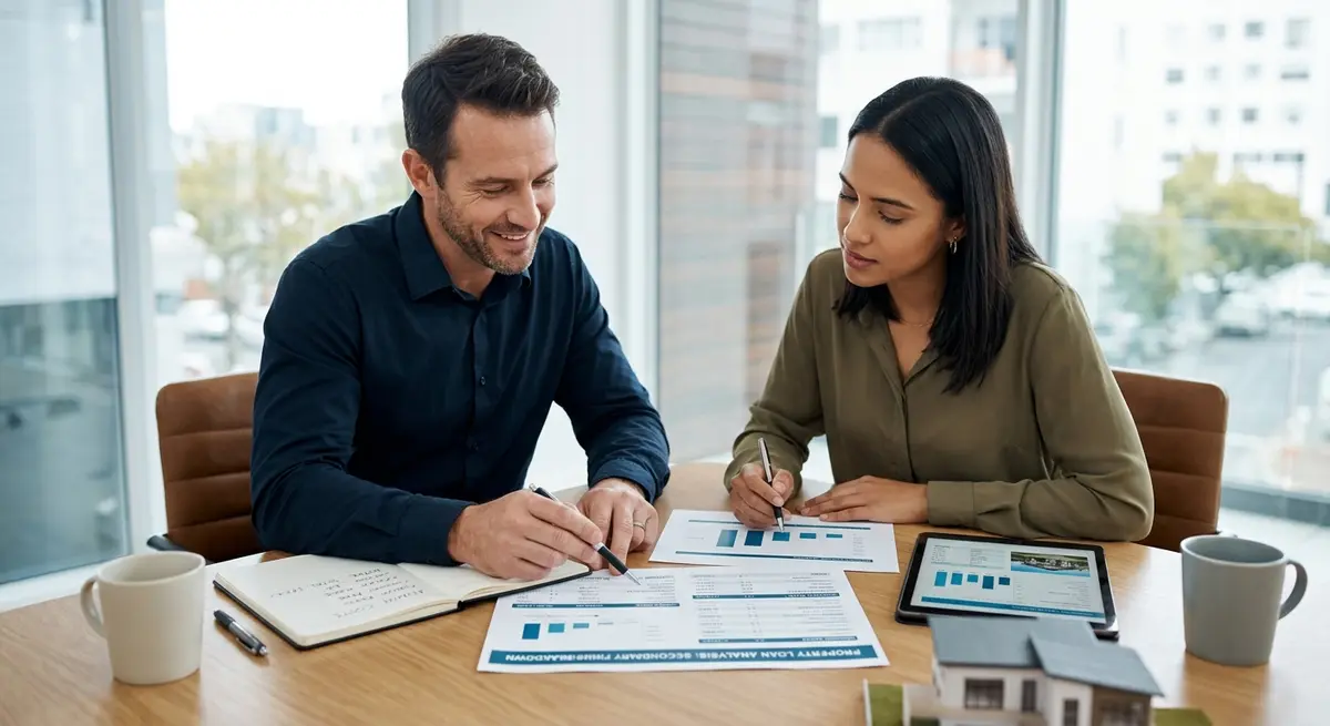 A breakdown of the administrative, legal, and interest costs associated with securing a secondary loan on a residential property