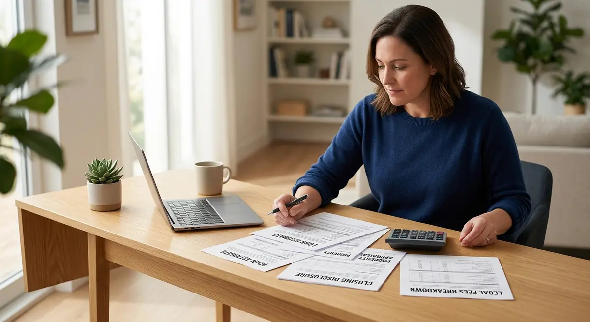 A detailed breakdown of legal, appraisal, and administrative fees associated with home equity borrowing