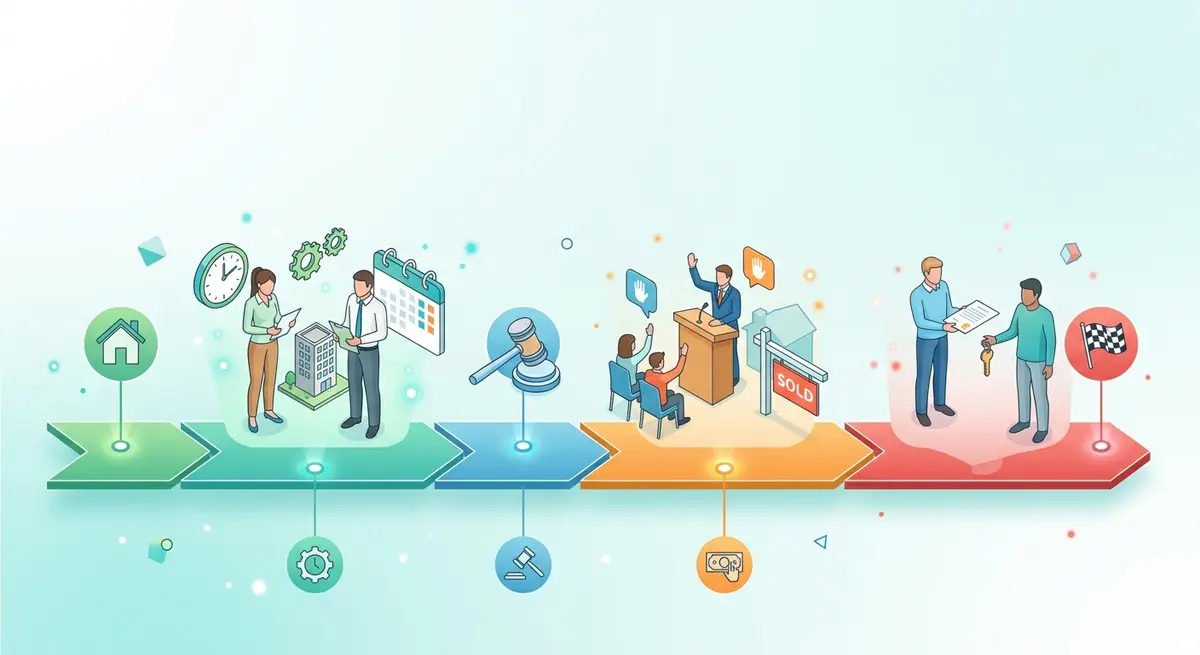 Comparison chart showing the timeline of Alberta redemption periods and judicial sales