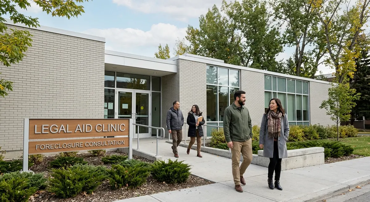Calgary legal aid clinic building where homeowners receive free foreclosure consultation