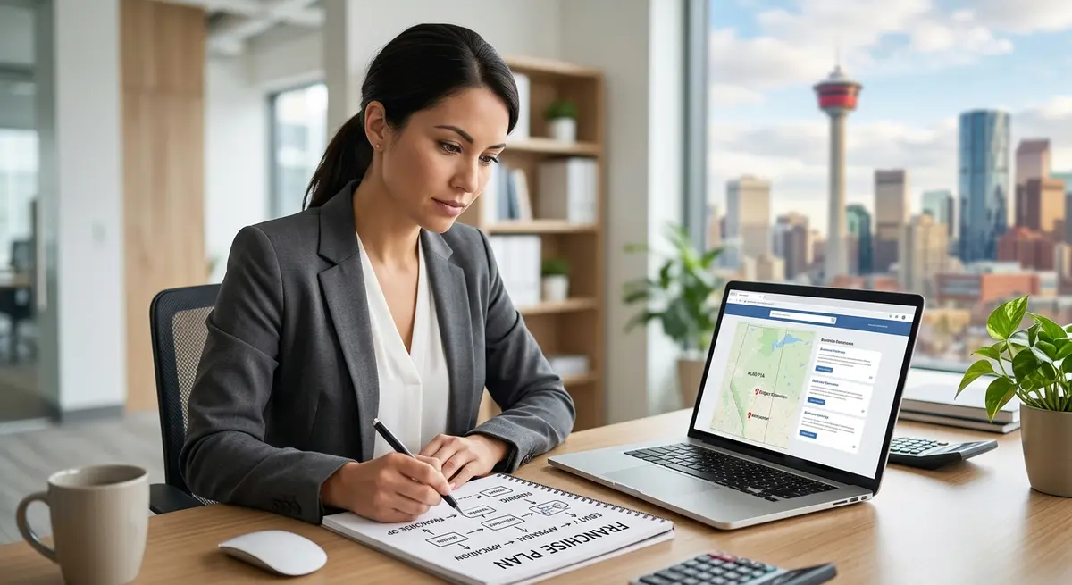 Step by step process of extracting home equity to buy a franchise in Alberta